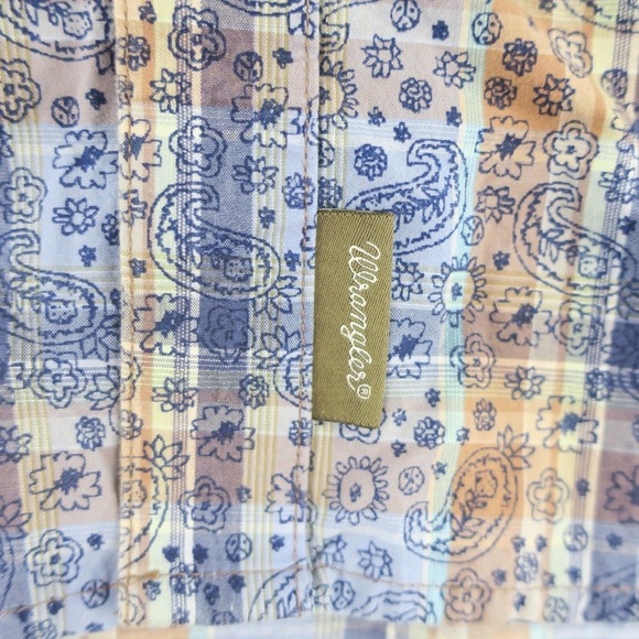 Wrangler Retro Premium Pearl Snap Western Shirt Mens Large Bandana Print - Picture 5 of 11